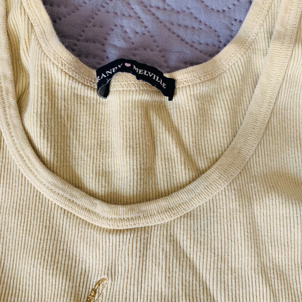 brandy melville honey tank top